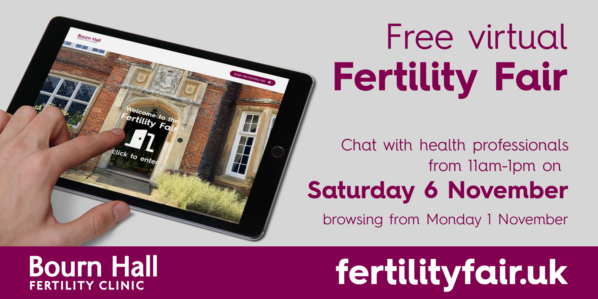 Fertility Fair offers support for your fertility journey Bourn Hall