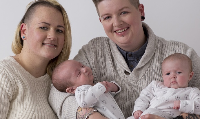 Sperm bank helps couple overcome fertility issues and become mums