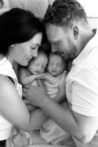 Cara and Steve with Alfie and Esmae (Photo credit: Kristina Mac of Tiny Posers)