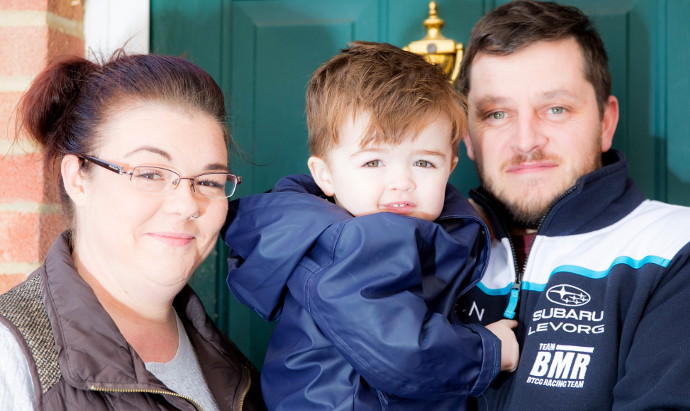 Donna and Chris with son Ronnie