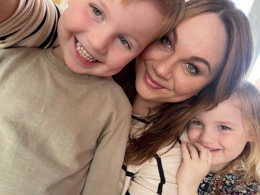 Gemma with Felix and Otillie