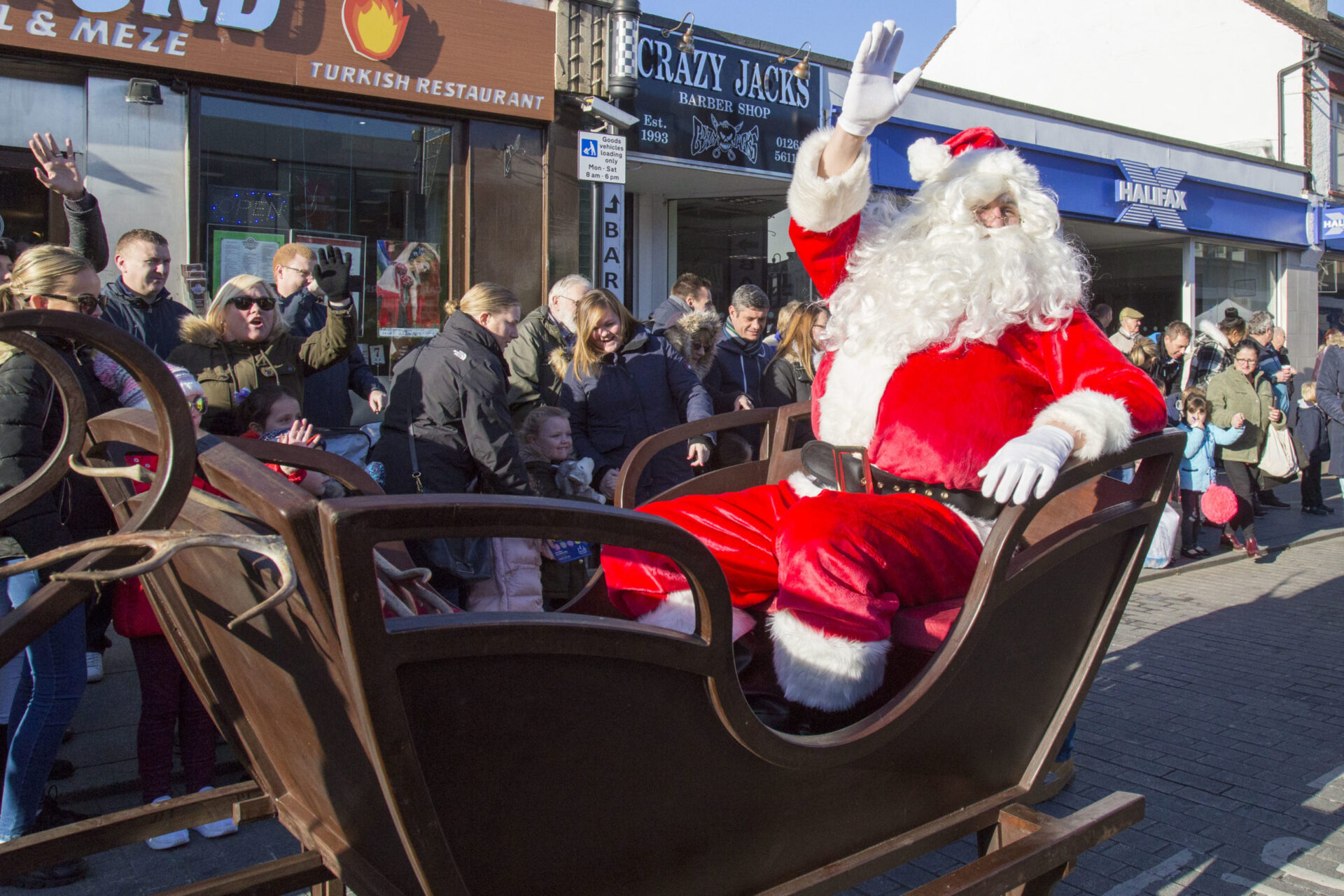 Santa comes to Wickford