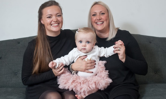 Joanne and her daughters