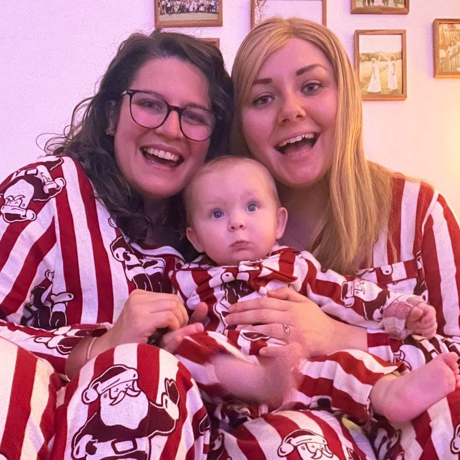 Kristy and Gabby with Eden