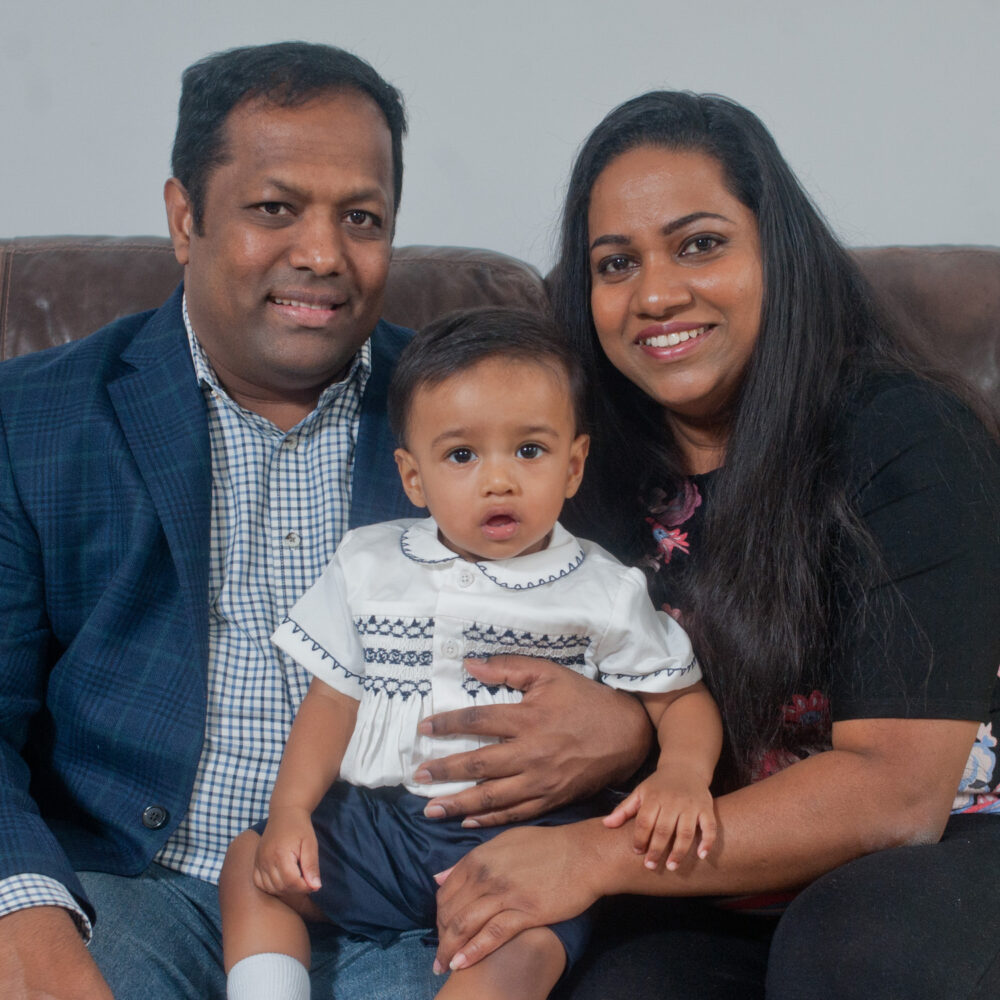 Prasad and Krishani with Thimath