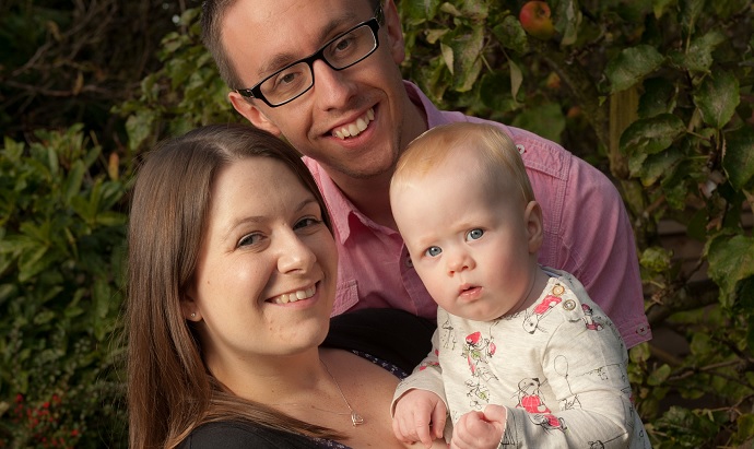 Sarah, Phil and Emma